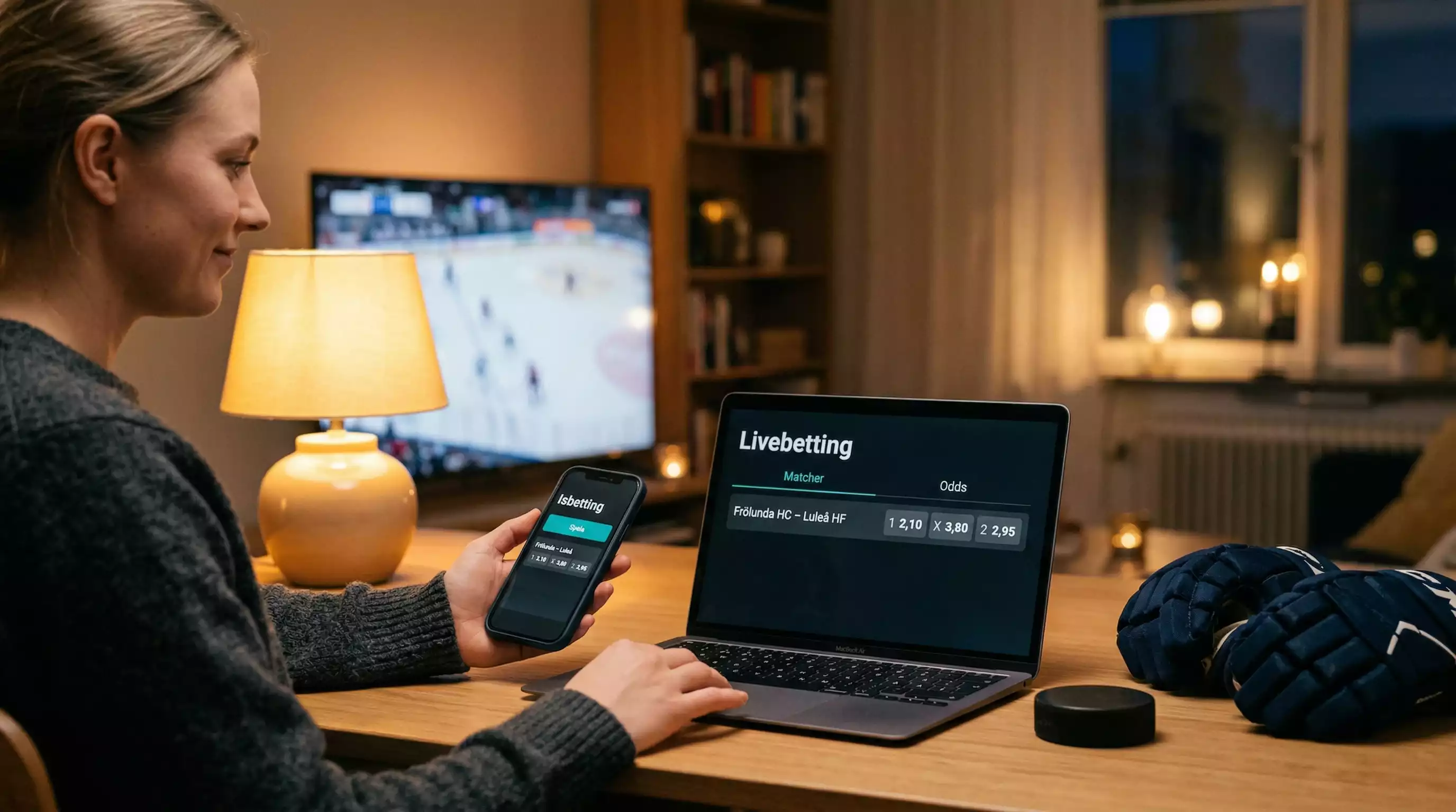Oddsbonus ishockey erbjudanden och bonusar för hockey betting